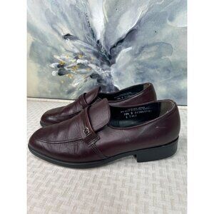 Palmer Custom Built Mens Leather Loafers 10.5D Burgundy